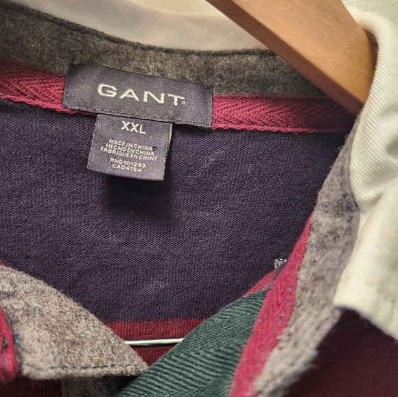 Men Gant long sleeves polo shirt,size XXL. - Picture 3 of 5